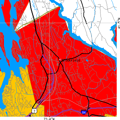 Brookfield map