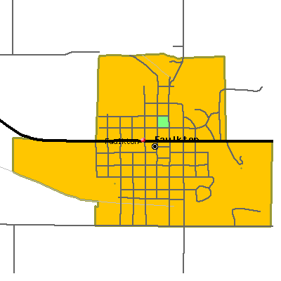 Faulkton map