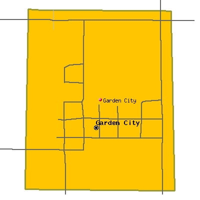Garden City map