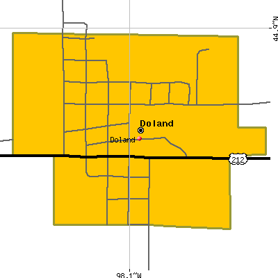 Doland map
