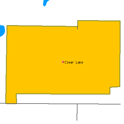 Clear Lake map