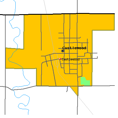 Castlewood map