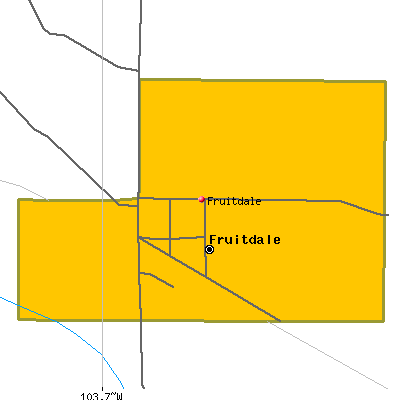 Fruitdale map