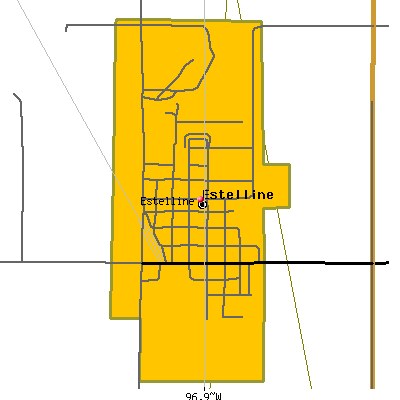 Estelline map