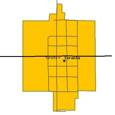 Toronto map