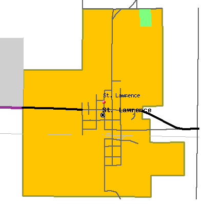 St. Lawrence map
