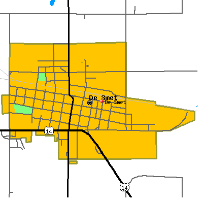 De Smet map