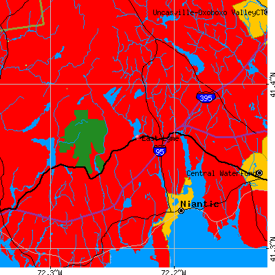 East Lyme map