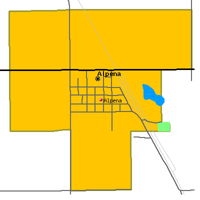 Alpena map