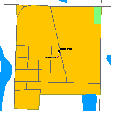 Ramona map