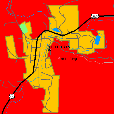 Hill City map