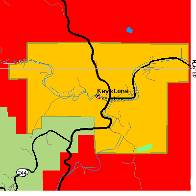 Keystone map