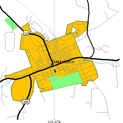 Custer map