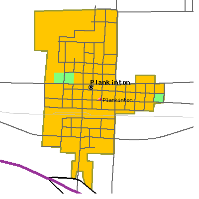 Plankinton map