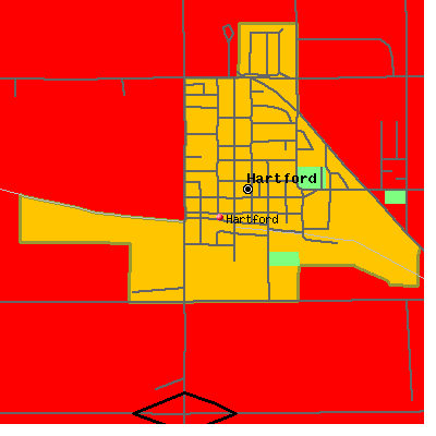 Hartford map