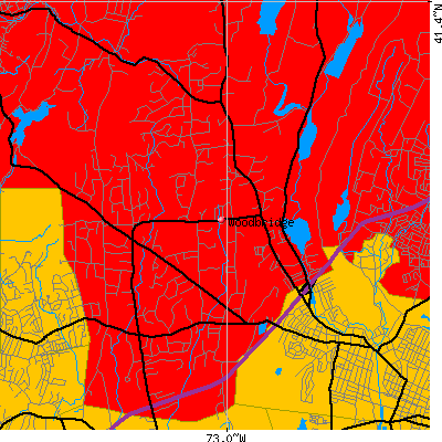 Woodbridge map