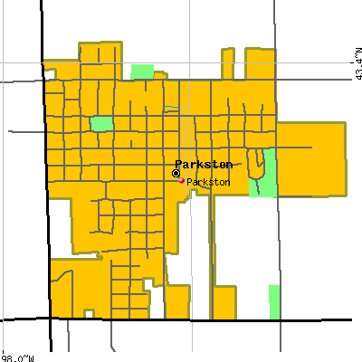 Parkston map