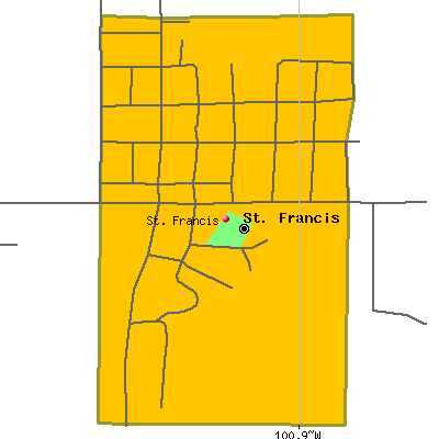St. Francis map