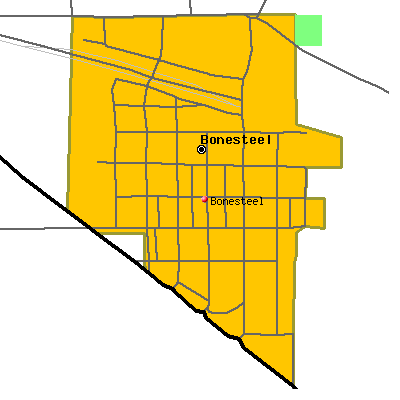 Bonesteel map