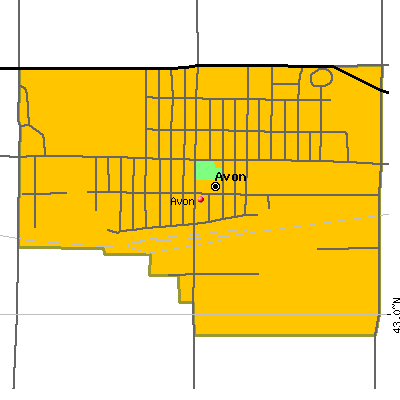 Avon map