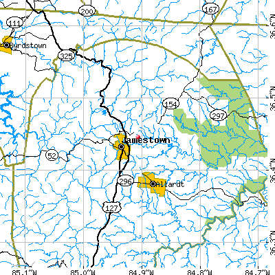 Manson-Wolf River map