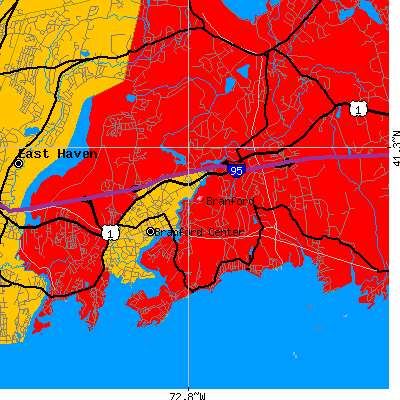 Branford map