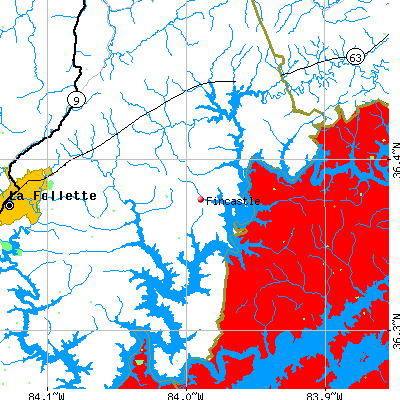 Fincastle map