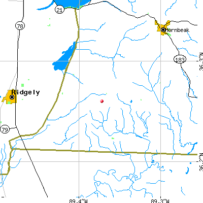 Elbridge-Cloverdale map