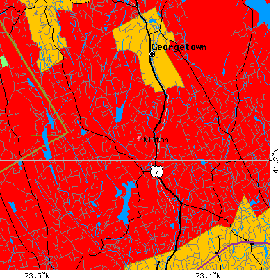 Wilton map