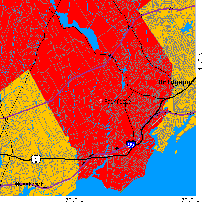 Fairfield map