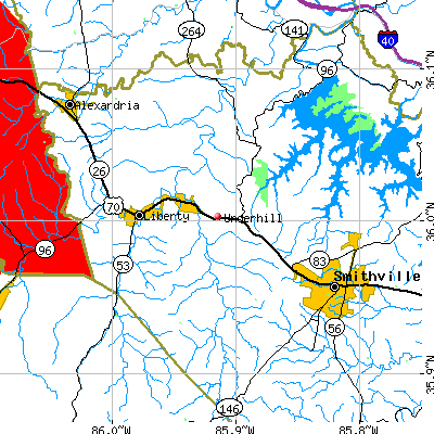 Underhill map