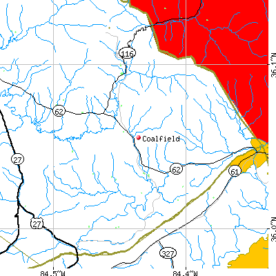 Coalfield map