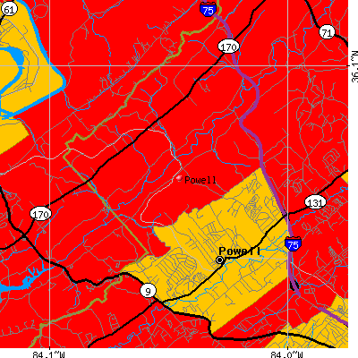 Powell map