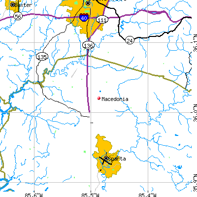 Macedonia map