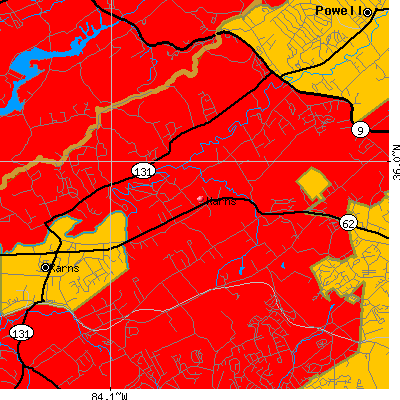 Karns map