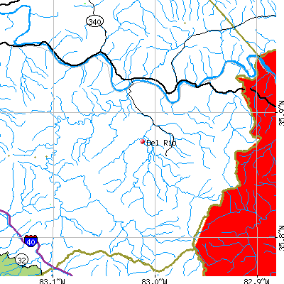 Del Rio map