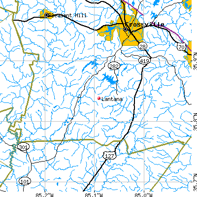 Lantana map