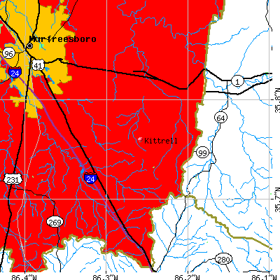Kittrell map