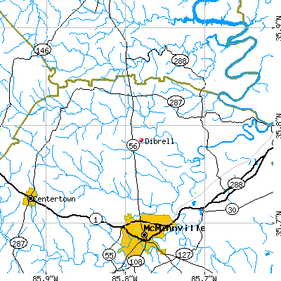 Dibrell map