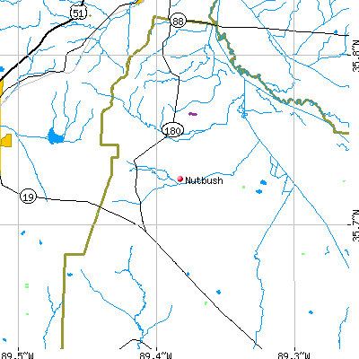 Nutbush map