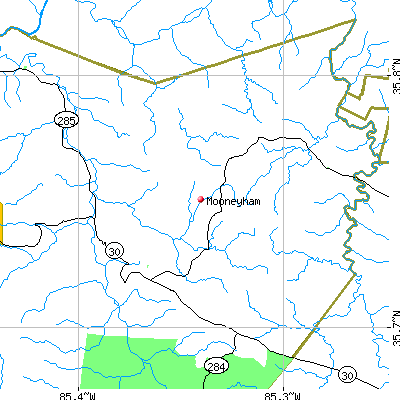 Mooneyham map