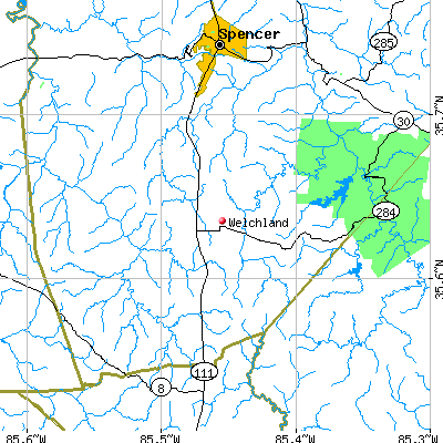 Welchland map