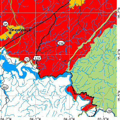 Lanier map