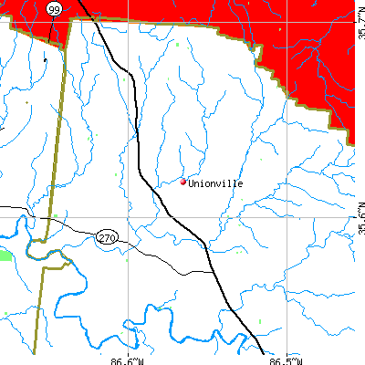 Unionville map
