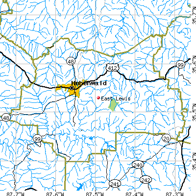 East Lewis map