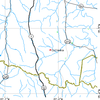 Culleoka map