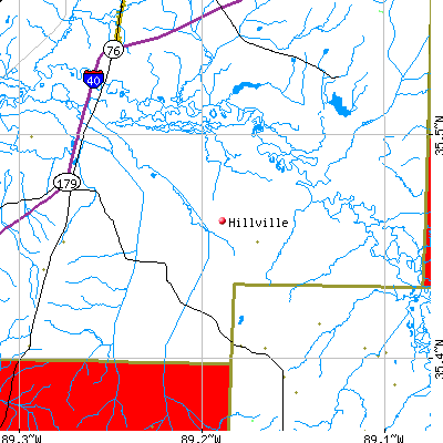 Hillville map