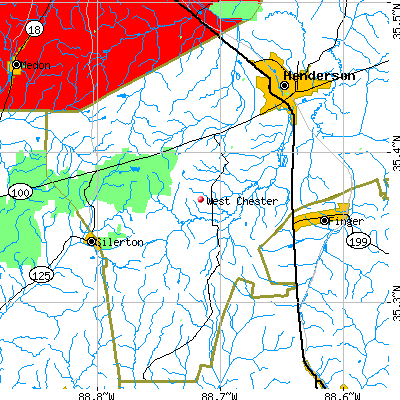 West Chester map