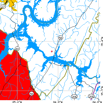 Big Spring-East View map
