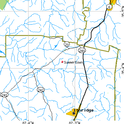 Summertown map